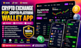 create crypto exchange website p2p crypto website wallet app exchange website