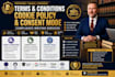 write terms conditions cookie policy and consent mode compliance