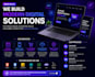 build custom website development, front end developer, full stack developer