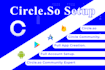 setup your circle so circle so community circle so platform