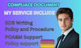 do prepare technical file solutions, policies, and processes, conditions compli