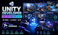 develop unity game webgl app ar VR simulation and interactive 3d applications