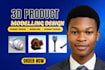 do 3d cad modelling, 3d cad product prototype, industrial 3d product animation,