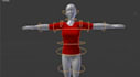 do 3d second life model,3d game character ,second life clothe rig,