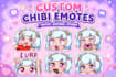 create custom chibi emotes for twitch discord