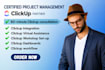 be your clickup consultant, clickup project management and workflow automation