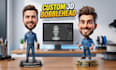 create custom 3d bobblehead figurines and miniatures for printing