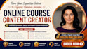 be ebook online course content builder for training lesson, video lectures