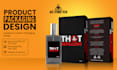 do packaging box design, mailer box, label design with 3d mockup