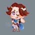 custom full render chibi illustration