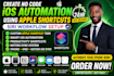 create no code iso automation using apple shortcuts siri workflow setup