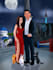 create a romantic cartoon portrait for couples