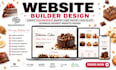 create squarespace bakery cake pastry chocolate  business dessert website design