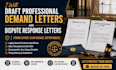 draft professional demand letters and dispute response letter