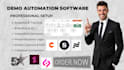 setup professional demo automation software via consensus