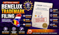 file benelux trademark and handle objection or opposition response