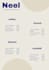 design clean and modern menu