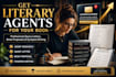 find literary agent write book proposal, synopsis and query the agents