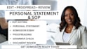 proofread and edit personal statement, sop and admission essay