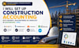 set up construction accounting with knowify buildertrend, crewcost in quickbooks