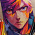 make anime character art