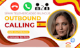 do spain outbound cold calling and telemercadeo bilingüe