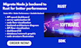 migrate node js backend to rust for better performance