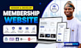 create membership website with course upload and payment integration
