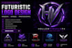 design dark aesthetic logo for your brand