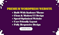 design responsive wordpress website with kadence, kadence blocks, kadence pro