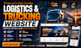 build logistics trucking cargo freight dispatch website