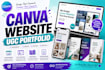 design canva website ugc portfolio canva brochure canva redesign ebook design