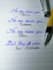 write elegant, cursive handwriting for you