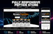 build fda compliant peptide website or research peptide website on woocommerce