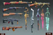 high quality weapon concept art for gaming and more