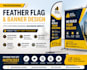 write pet articles animal blogs design feather flags roll up banners
