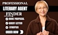 research active literary agents and write professional query letters