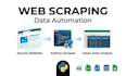 build a custom web scraper and data automation using python