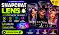 create viral snapchat lens, ar filter, tiktok effect, instagram filter and lens