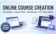 design online course content curriculum  elearning course development