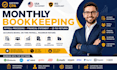 do monthly bookkeeping, payroll processing financial statement and US tax return