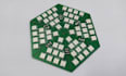 design smart rgb led pcb, esp32 iot lighting and led controller board, kicad