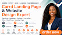 design carrd landing page redesign carrd website and carrd portfolio fix carrd