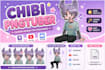 create a cute anime chibi pngtuber