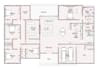 design house plan with sections, elevations and 3d renders