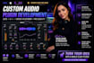 develop custom vst vst3 au audio plugin using juce dsp gui vst plugin developer