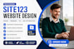 do site123 website design, redesign or fix site123 website, SEO optimization