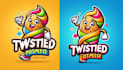 make fun tasty twisted potato mascot logo design without any copyright concept