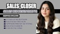 be sales representative sales closer b2b sales saas appointment setting