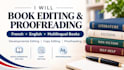 french book editing, proofreading french writing and developmental copy editing